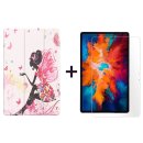 2in1 Tablet Set für Lenovo Tab P11 Pro TB-J706F 11.5 Zoll mit Magnet Cover Auto Sleep/Wake Ruhemodus + Schutzfolie Hülle Smart Case Hartglas