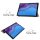 2in1 Set für Lenovo Tab M10 2nd 2020 TB-X306F TB-306X 10.1 Zoll Tablet mit Smartcover + Schutzglas mit Auto Sleep/Wake Magnetverschluss Hülle