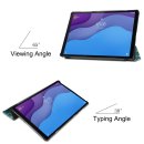 2in1 Set für Lenovo Tab M10 2nd 2020 TB-X306F TB-306X 10.1 Zoll Tablet mit Smartcover + Schutzglas mit Auto Sleep/Wake Magnetverschluss Hülle