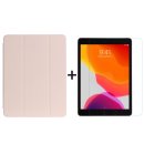 2in1 Set für Apple iPad Pro 10.5 Air 3 Ipad Pro 10.2 Zoll Tablet mit Schutzhülle + Schutzglas mit Auto Sleep/Wake Hülle