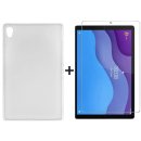 2in1 Tablet Set für Lenovo Tab M10 2nd 2020 TB-X306F TB-306X 10.1 Zoll mit Cover + Schutzfolie Hülle Smart Case Hartglas