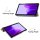 2in1 Tablet Set für Samsung Galaxy Tab A7 Lite 2021 SM-T220 SM-T225 8.7 Zoll mit Magnet Cover Auto Sleep/Wake Ruhemodus + Schutzfolie Hülle Smart Case Hartglas