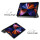 2in1 Tablet Set für Apple iPad Pro 12.9 2021 5. Generation 12.9 Zoll mit Magnet Cover Auto Sleep/Wake Ruhemodus + Schutzfolie Hülle Smart Case Hartglas