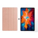 2in1 Set für Lenovo Tab P11 2021 TB-J606F TB-J606X 11 Zoll Tablet mit Smartcover + Schutzglas mit Auto Sleep/Wake Magnetverschluss Hülle