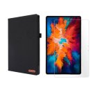 2in1 Set für Lenovo Tab P11 2021 TB-J606F TB-J606X 11 Zoll Tablet mit Smartcover + Schutzglas mit Auto Sleep/Wake Magnetverschluss Hülle