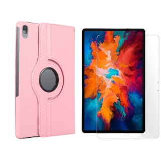 2in1 Set für Lenovo Tab P11 Pro TB-J706F 11.5 Zoll Tablet mit Schutzhülle + Schutzglas mit Auto Sleep/Wake Hülle