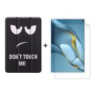 2in1 Set für Huawei MatePad Pro 2021 MRR-W29 10.8 Zoll Tablet mit Schutzhülle + Schutzglas mit Auto Sleep/Wake Hülle