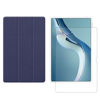 2in1 Tablet Set für Huawei MatePad Pro 2021 12.6 Zoll mit Magnet Cover Auto Sleep/Wake Ruhemodus + Schutzfolie Hülle Smart Case Hartglas