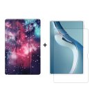 2in1 Set für Huawei MatePad Pro 2021 12.6 Zoll Tablet mit Smartcover + Schutzglas mit Auto Sleep/Wake Magnetverschluss Hülle