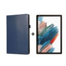 2in1 Tablet Set für Samsung Galaxy Tab A8 SM-X200 X205 10.5 Zoll mit Magnet Cover Auto Sleep/Wake Ruhemodus + Schutzfolie Hülle Smart Case Hartglas