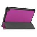 2in1 Tablet Set für Amazon Kindle Fire 7 12. Generation 2022 7 Zoll mit Magnet Cover Auto Sleep/Wake Ruhemodus + Schutzfolie Hülle Smart Case Hartglas