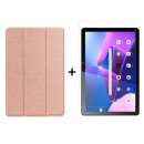 2in1 Set für Lenovo Tab M10 3. Generation 2022 TB-328F 10.1 Zoll Tablet mit Schutzhülle + Schutzglas mit Auto Sleep/Wake Hülle