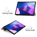 2in1 Set für Lenovo Tab M10 3. Generation 2022 TB-328F 10.1 Zoll Tablet mit Schutzhülle + Schutzglas mit Auto Sleep/Wake Hülle