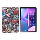 2in1 Set für Lenovo Tab M10 3. Generation 2022 TB-328F 10.1 Zoll Tablet mit Schutzhülle + Schutzglas mit Auto Sleep/Wake Hülle