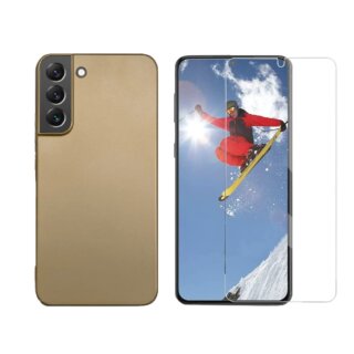 2in1 Set Handyh&uuml;lle + Schutzglas f&uuml;r Samsung Galaxy S22 Plus 6.6 Zoll Tasche Cover Displayschutz Folie