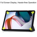 Hülle für Xiaomi Redmi Pad 2022 I83 10.61 Zoll Smart Cover Etui mit Standfunktion und Auto Sleep/Wake Funktion Schwarz