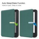 Case für Kobo Clara 2E N506 2022 / Tolino Shine 4 Schutzhülle Tasche mit Standfunktion und Auto Sleep/Wake Funktion in Grün