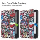 Hülle für Kobo Clara 2E N506 2022 / Tolino Shine 4 Zoll Smart Cover Etui mit Standfunktion und Auto Sleep/Wake Funktion