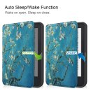 Schutzhülle für Kobo Clara 2E N506 2022 / Tolino Shine 4 Zoll Slim Case Etui mit Standfunktion und Auto Sleep/Wake Funktion