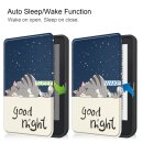 Tablet Hülle für Kobo Clara 2E N506 2022 / Tolino Shine 4 Zoll Slim Case Etui mit Standfunktion und Auto Sleep/Wake Funktion