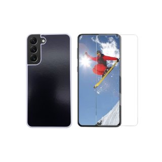 Anti Gravity Handyhülle für Samsung Galaxy S22 6.1 Zoll Case selbsthaftende Hülle zum Kleben an Oberflächen Weiß