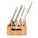 Handy Tablet Holz Organizer Multi Ständer Universal Ladestation für Smartphone, iPhone, iPad, E-Reader und mehr (Birke)