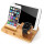 Handy Tablet Holz Organizer Multi Ständer Universal Ladestation für Smartphone, iPhone, iPad, E-Reader und Mehr Birke