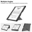 Schutzhülle für Amazon Kindle Scribe 2022 (1. Gen) mit Schreibfunktion 10.2 Zoll Slim Case Etui mit Standfunktion und Auto Sleep/Wake Funktion Grau