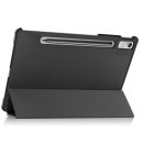 Hülle für Lenovo Tab P11 Pro 2. Gen, 2022 TB-132FU TB-138FC 11.2 Zoll Smart Cover Etui mit Standfunktion und Auto Sleep/Wake Funktion Schwarz