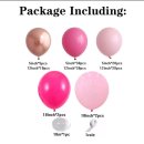 SET 119 Stück Luftballons Girlande Geburtstag Hochzeit Babyparty Dekoration Kit Baby