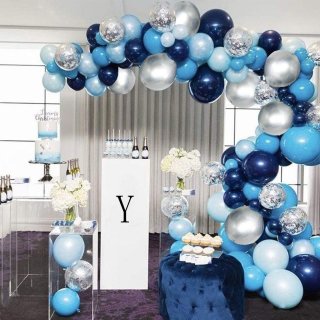 SET 102 Stück Luftballon Helium Verlobung Jugendgesellenabschied Dekoration Kit Shower Ballonbogen