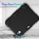 3in1 Schutzhülle Displayschutz Stativ für Apple iPad Mini 6 2021 6 Generation Cover Case hybrid Outdoor Tasche Case 8.3 Zoll