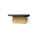 Holz Bambus Ständer Stativ Halter Handy Smartphone Tablet Halterung Organizer Schreibtisch Büro