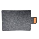Hülle für Tablet Pc Notebook Laptop eBook iPad Tab Book Cover Schutz slim Case Klettverschluss Filz Laptoptasche Ultrabook
